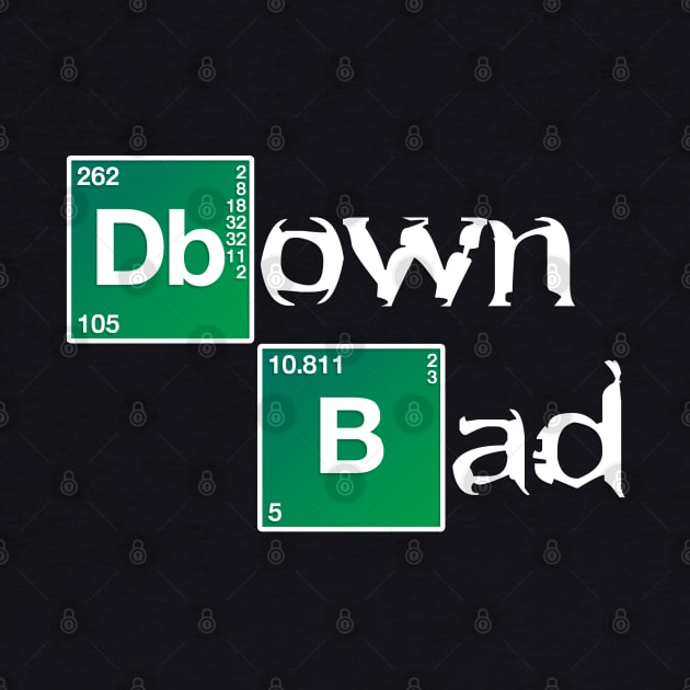 Down Bad, Breaking Bad logo mockup by Mrmera
